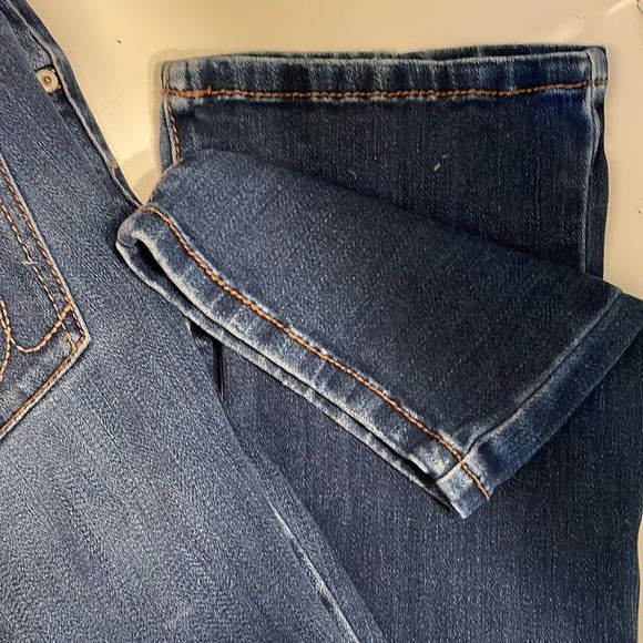 Size 4 Inc Jeans boot cut regular fit flare medium wash blue denim jeans - Picture 12 of 15